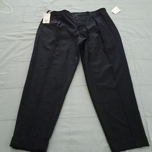 NWTS COS BUTTON FLY PLEATED CUFFED DRESS PANT. 34R